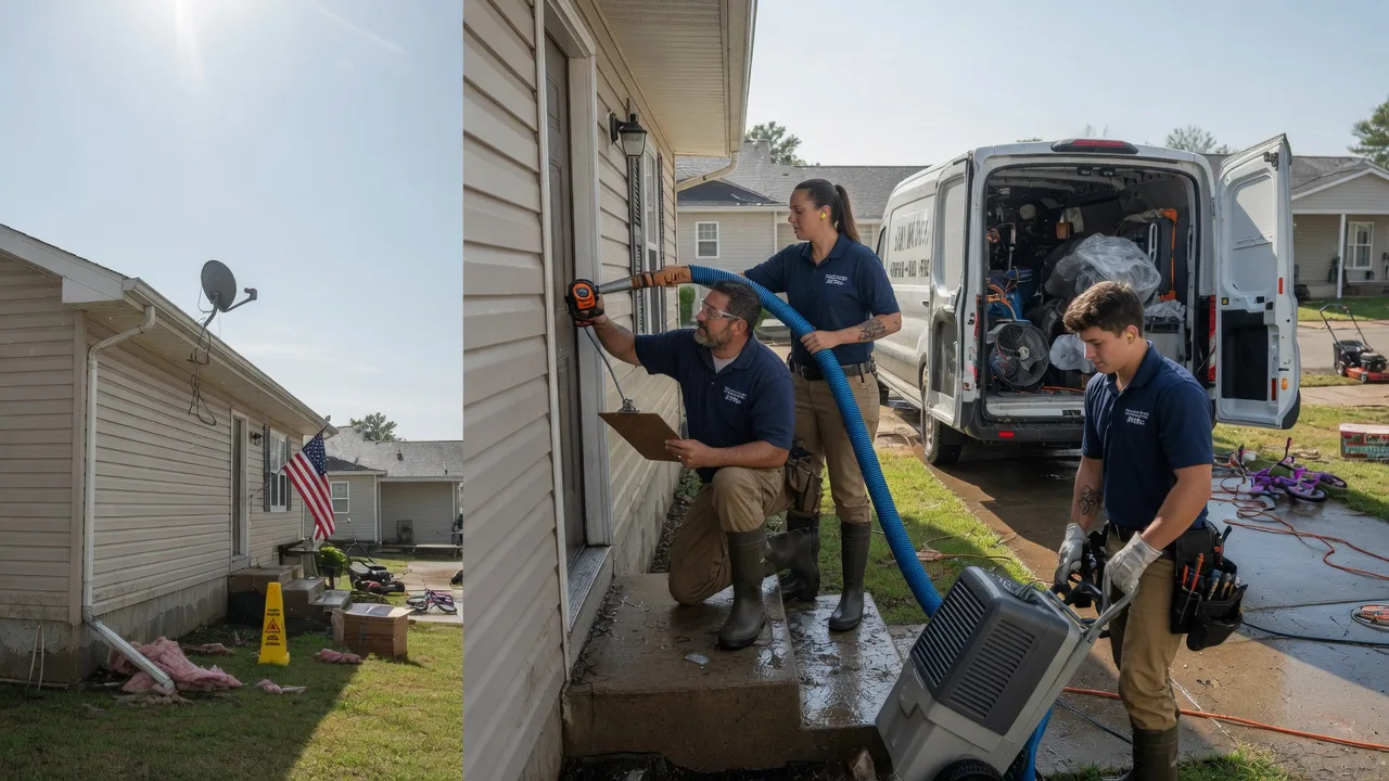 Ceiling Water Damage Restoration in Hatley, WI near me
